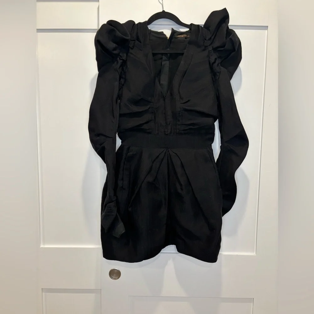 ****SOLD*** Louis Vuitton Fall 2009 Runway Black Dress with Pink Sash - Picture 11 of 11